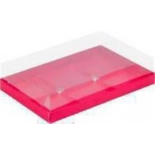Коробка для муссовых пирожных (6) 260х170х60 красная